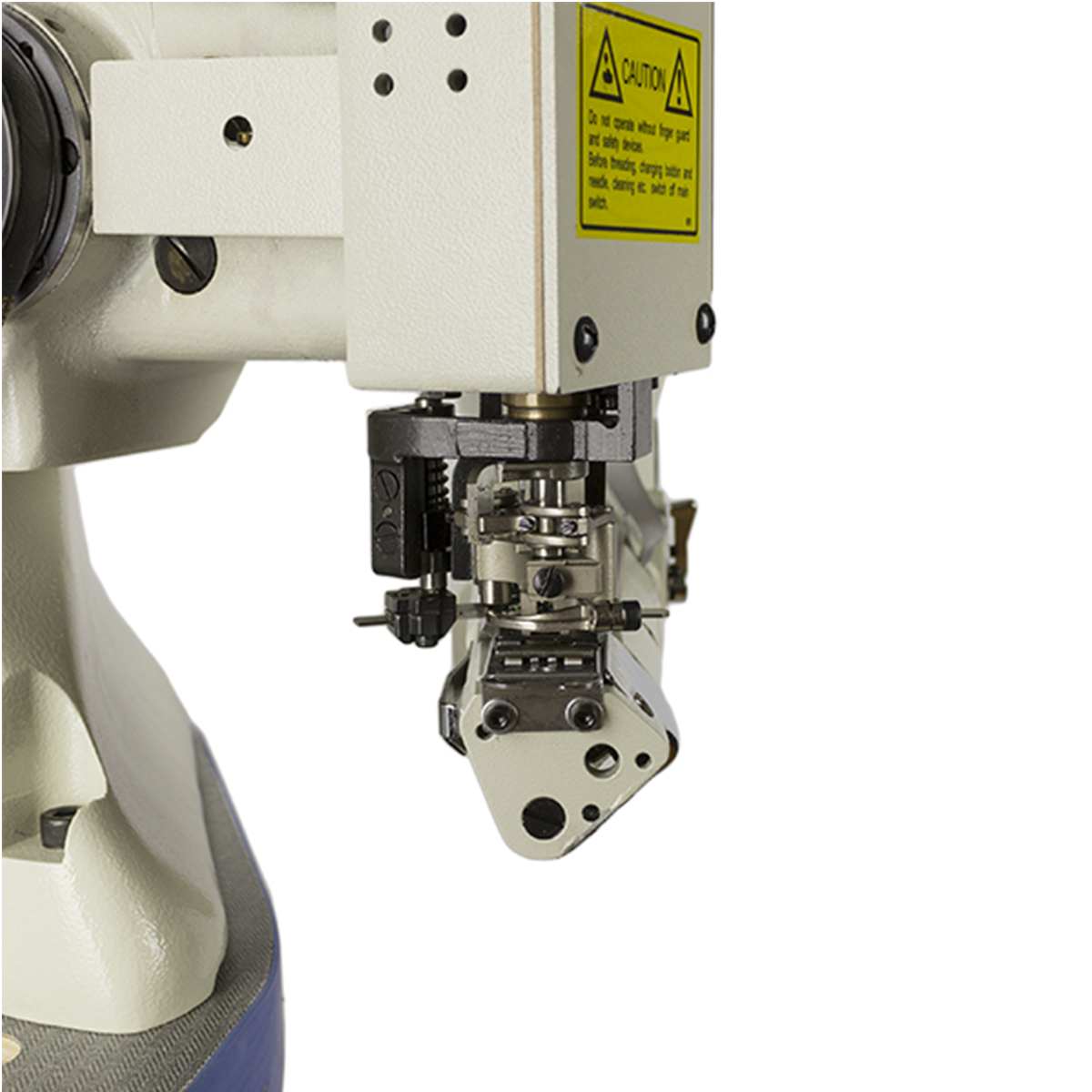 SPEEDWAY SW36200-2 4 Needle Feed of the Arm 6 Thread Flatseamer Assembled with Servo Motor, Table and Stand Included