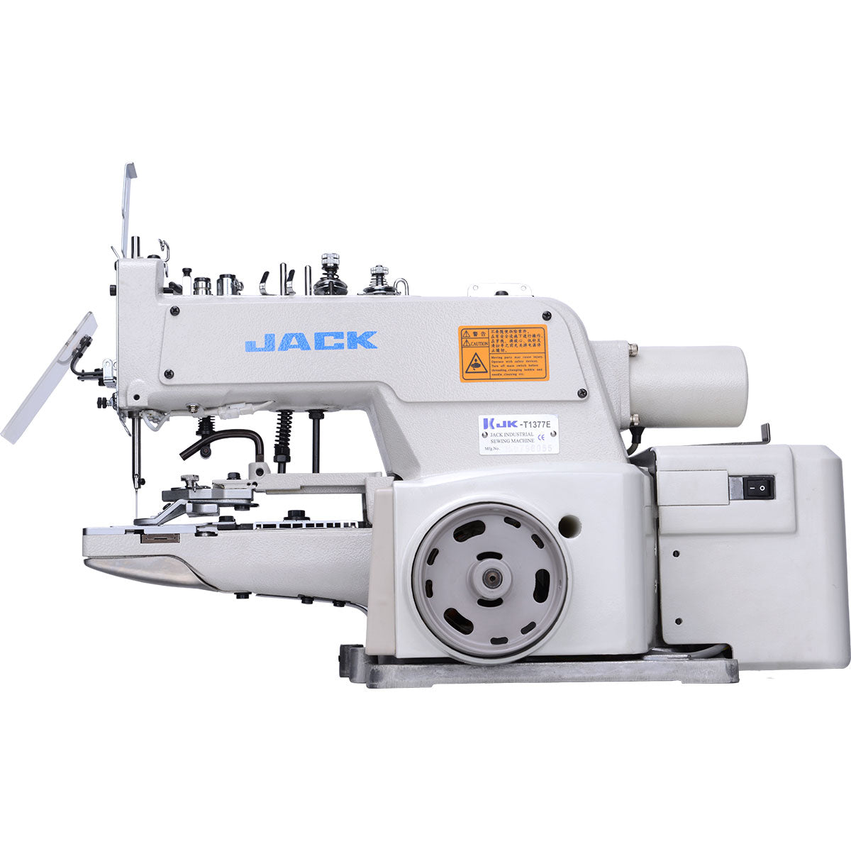 JACK® JK-T1377E – Integrated Electronic Button Attachment Sewing