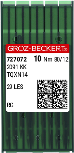 Groz-Beckert TQ X 1 Industrial Sewing Machine Needle — Pack of 10 - Image 2 of 4