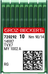 Groz-Beckert TV X 7 Industrial Sewing Machine Needle — Pack of 10 - Image 2 of 4