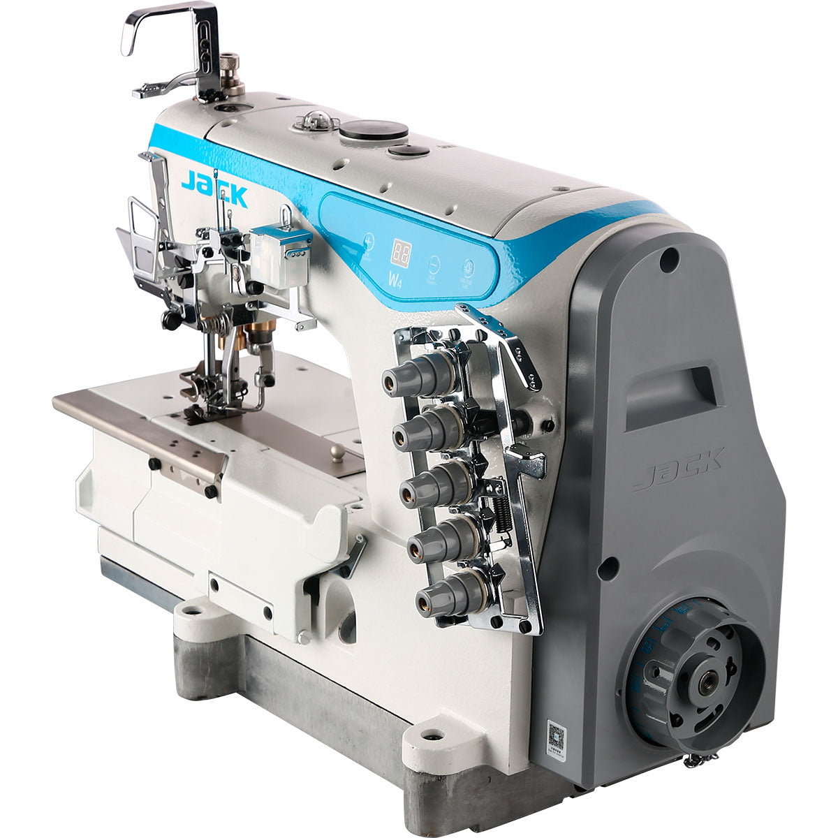 JACK® W4-D /01/02/03/08 3 Needle Flatbed Coverstitch Industrial