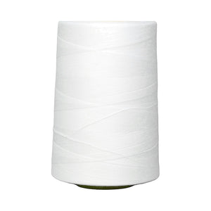 Speedway 100% Spun Polyester Sewing Thread Tex 60 (20/2) — 3,000 m Cone (3,281 yds) — White Polyester 3000M 2