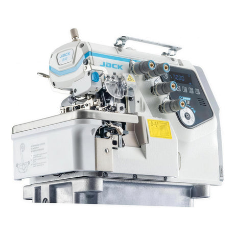 JACK® C7-6-03/333 Urus – 6-Thread AI Overlock Machine – Complete Setup, Table & Stand Included