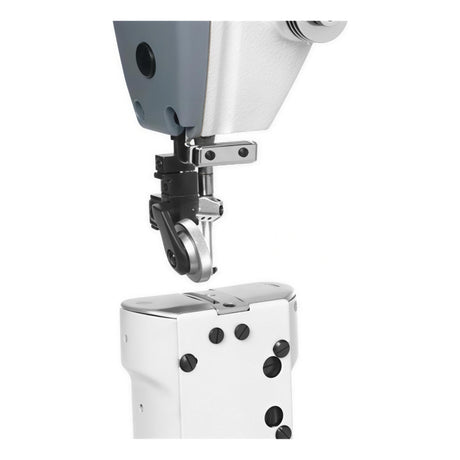 SIRUBA P717-01 Single Needle Post-bed Lockstitch Industrial Sewing Machine with Servo Motor, Table and Stand Included