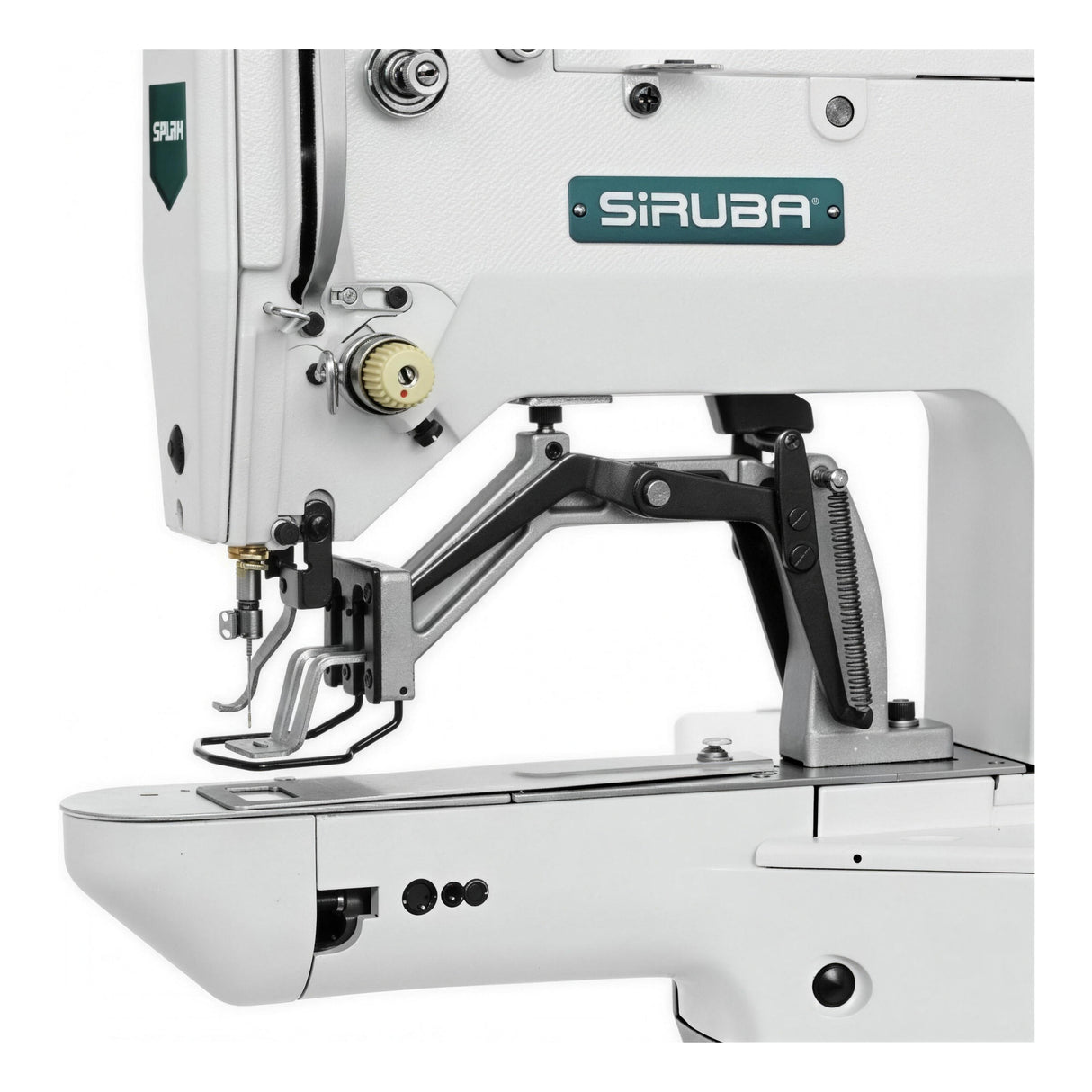 SIRUBA® PK522-42M – Medium Mechanical Bartacking Machine – Complete Setup, Table & Stand Included