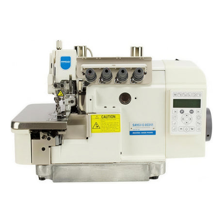 SPEEDWAY® SW 933-38-ED3 – 5-Thread Overlock with Vacuum & Direct Drive – Complete Setup, Table & Stand Included