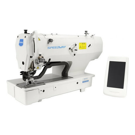 SPEEDWAY® SW5780AS – Mechanical Digital Buttonhole Sewing Machine – Complete Setup, Table & Stand Included
