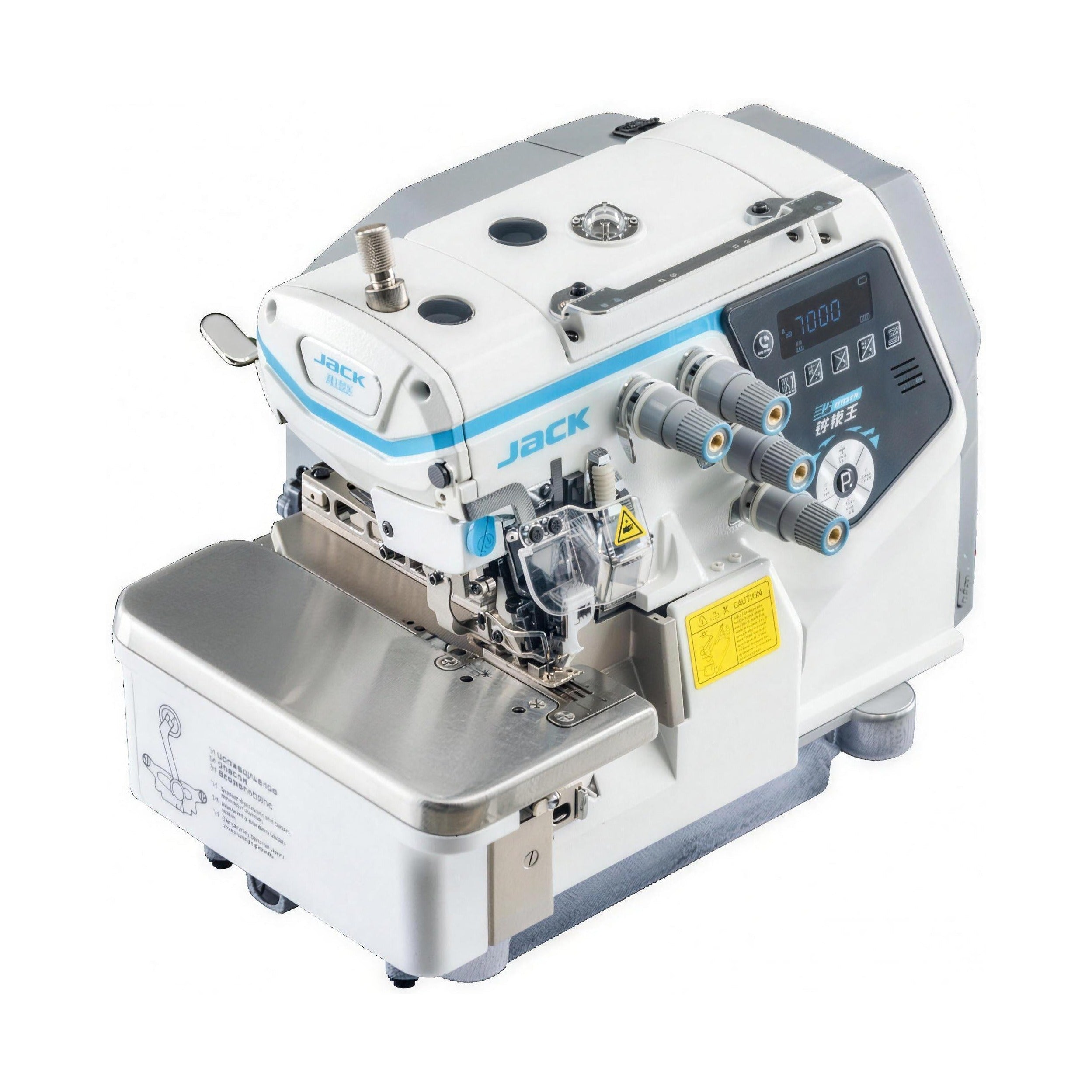 ショウコ JACK® C7-5-M04/435 – 5-Thread AI Overlock with Smart Auto Material