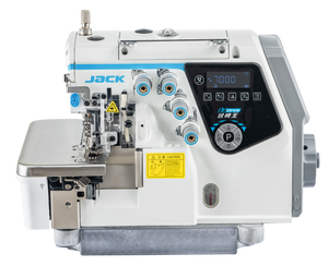 JACK C7-5-M04/435 5 Thread Urus (A.M.H) AI Overlock Machine with Smart Automatic Material Adjustment Assembled with Table and Stand Included