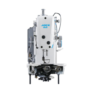 JACK A2C-C High-Speed Single Needle Lockstitch Machine with Automatic Thread Trimmer Assembled with Table and Stand Included