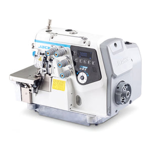 JACK® C7-4-M03/333 – 4-Thread AI Overlock Machine – Complete Setup, Table & Stand Included
