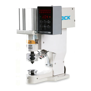 JACK® JK-2808 – Pneumatic Snap Button Attaching Machine – Complete Setup, Table & Stand Included