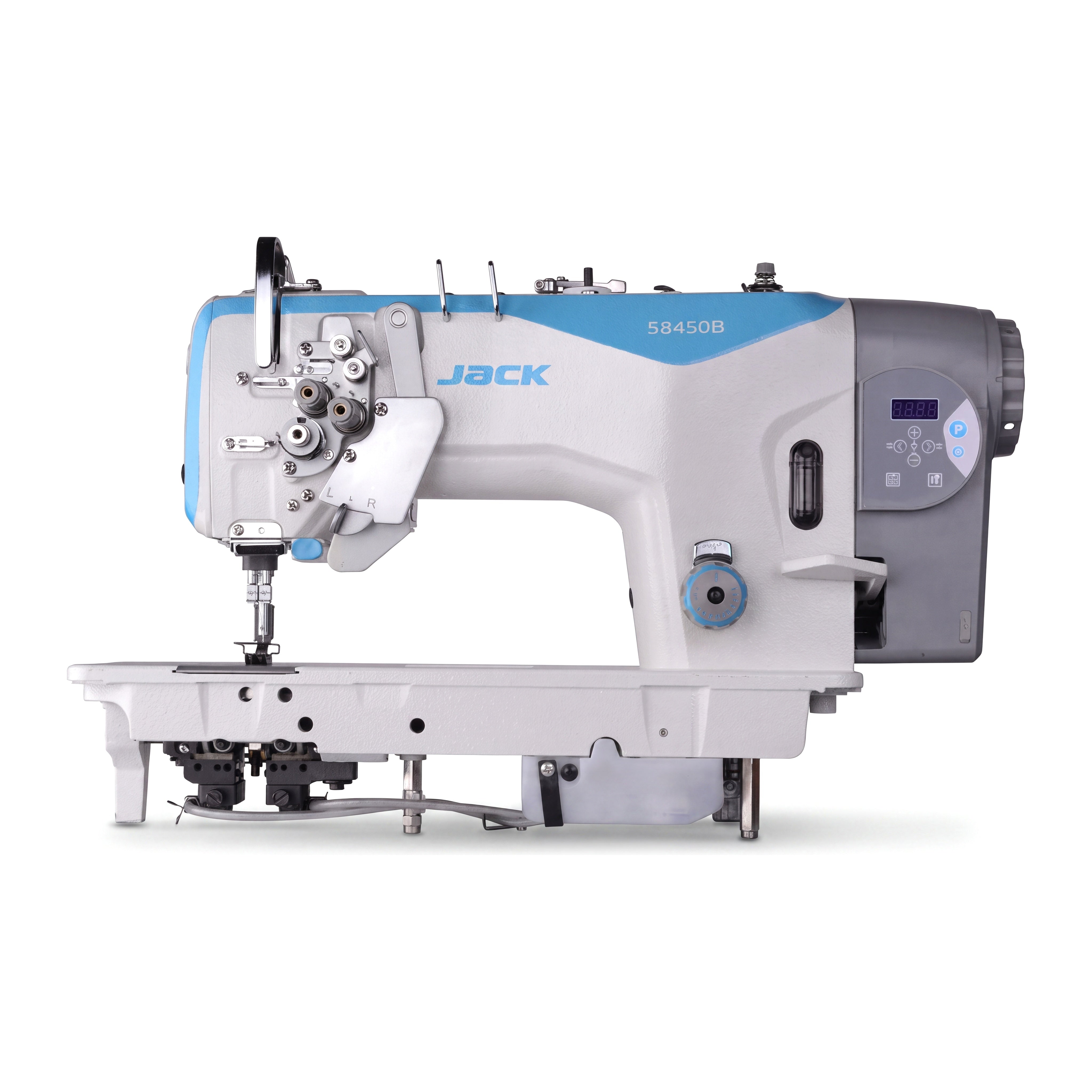JACK® JK-58420B – Double Needle Lockstitch – Complete Setup, Table