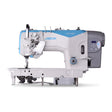 JACK® JK-58720B – Double Needle Large Bobbin Needle Feed Lockstitch – Complete Setup, Table & Stand Included