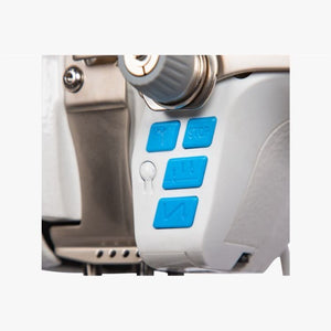 JACK® S7-91T – Single Needle Post-Bed Triple Feed Lockstitch – Complete Setup, Table & Stand Included