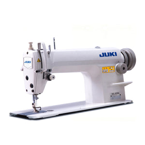 JUKI DDL8100eH/X73141 Heavy Duty Large Capacity Bobbin, 7mm Stitch Length Single Needle Lockstitch Assembled with Servo Motor, Table and Stand Included