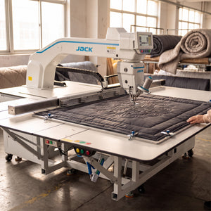 JACK M9-A-SS-F13-X Anti-Thread-Breakage Large Format Pattern & Quilting Machine (1400mm x 950mm) - Complete Industrial CNC Unit, Ships Assembled