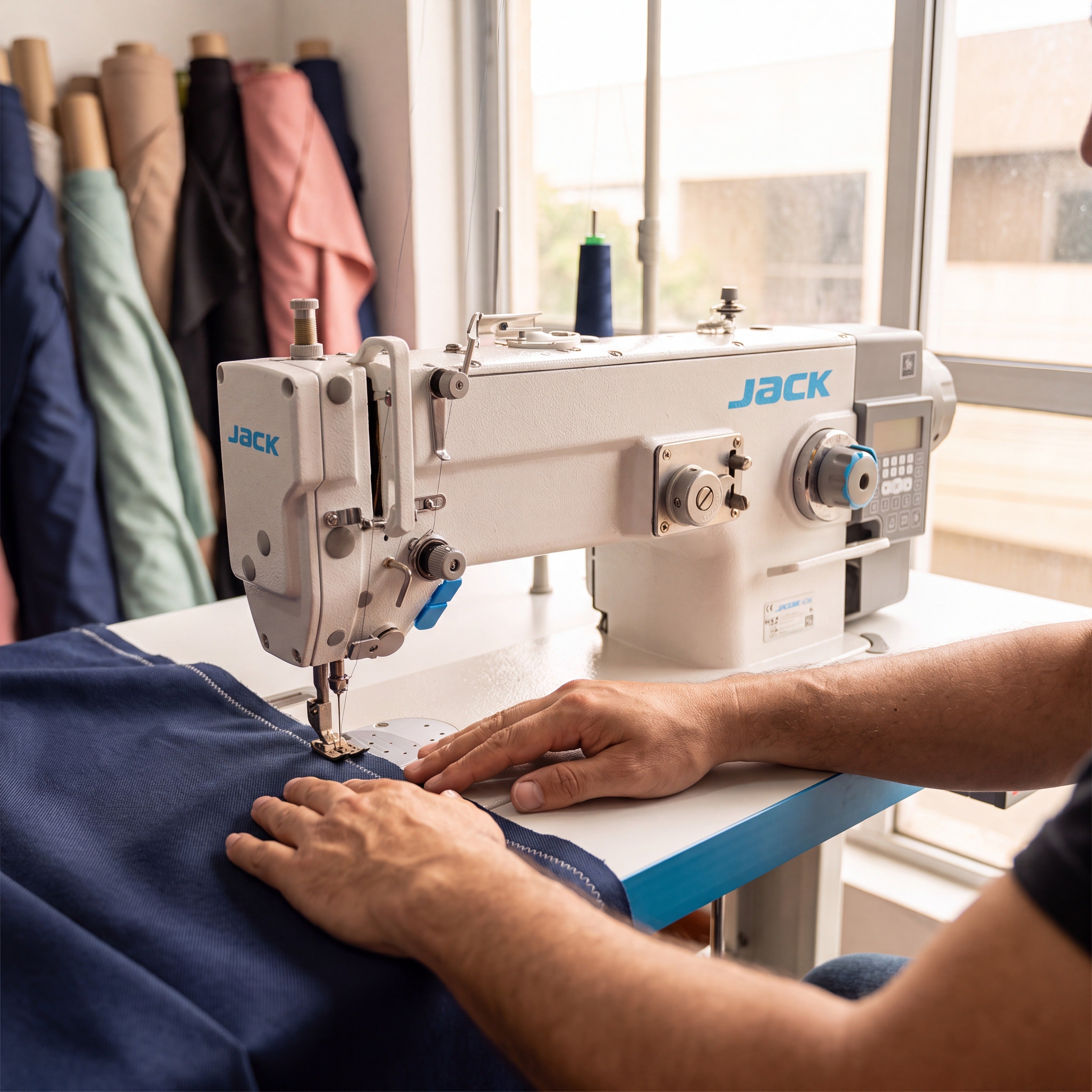 JACK® JK-1530D-CQ – Direct Drive Automatic Zig-Zag Sewing Machine