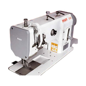 PFAFF 1245 — Máquina costura de arrastre triple de una aguja, uso pesado, ensamblada lista para usar, con servomotor, mesa y base incluidas