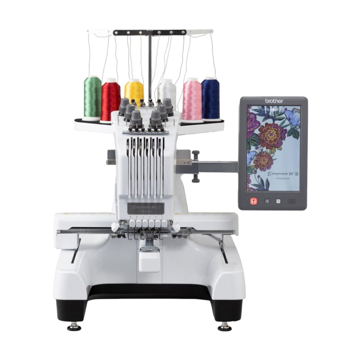 BROTHER PR-680W – 6-Needle Computerized Embroidery Machine – Complete Setup