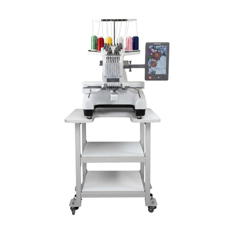 BROTHER PR-680W – 6-Needle Computerized Embroidery Machine – Complete Setup