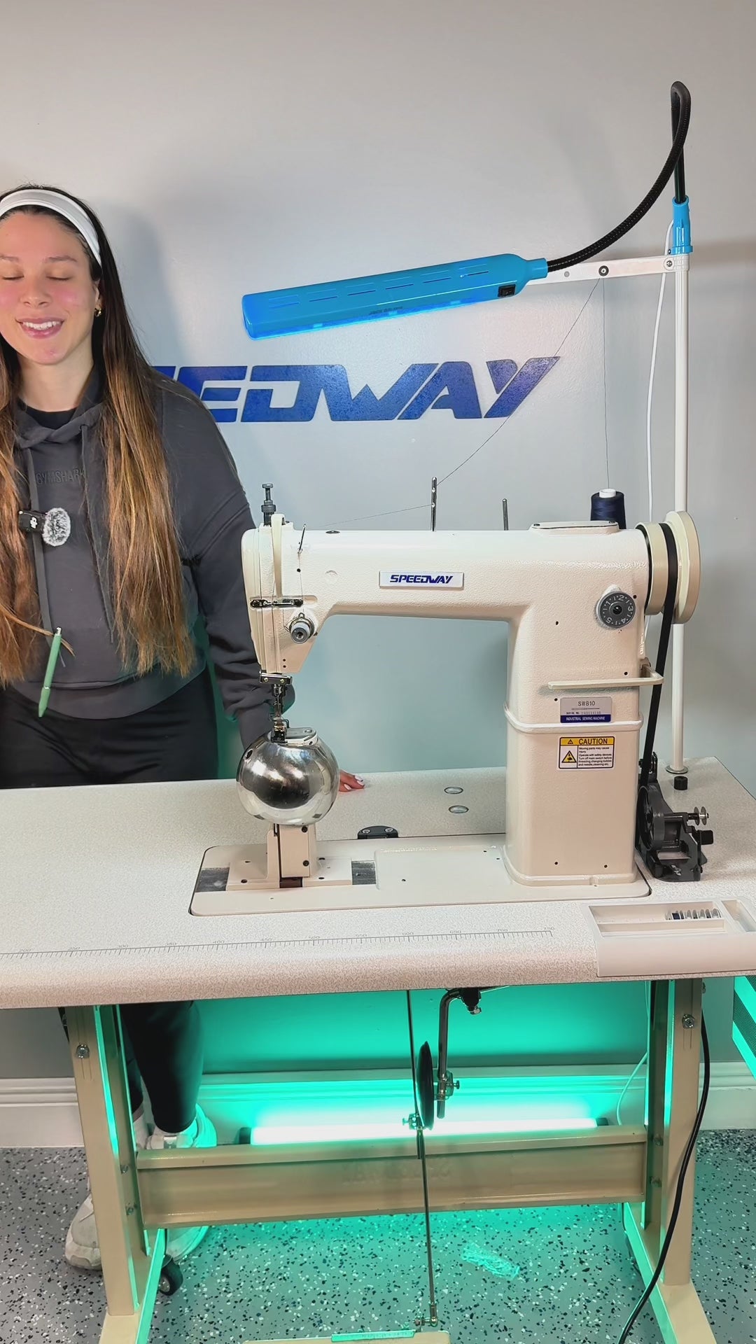 SPEEDWAY SW-810 WIG SETUP Single Needle Post-bed Lockstitch