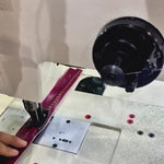 SPEEDWAY® DECO 204 Double Needle Extra Heavy Decorative Stitch Heavy Duty Unison Feed Walking Foot Sewing Machine Assembled with Table and Stand Included