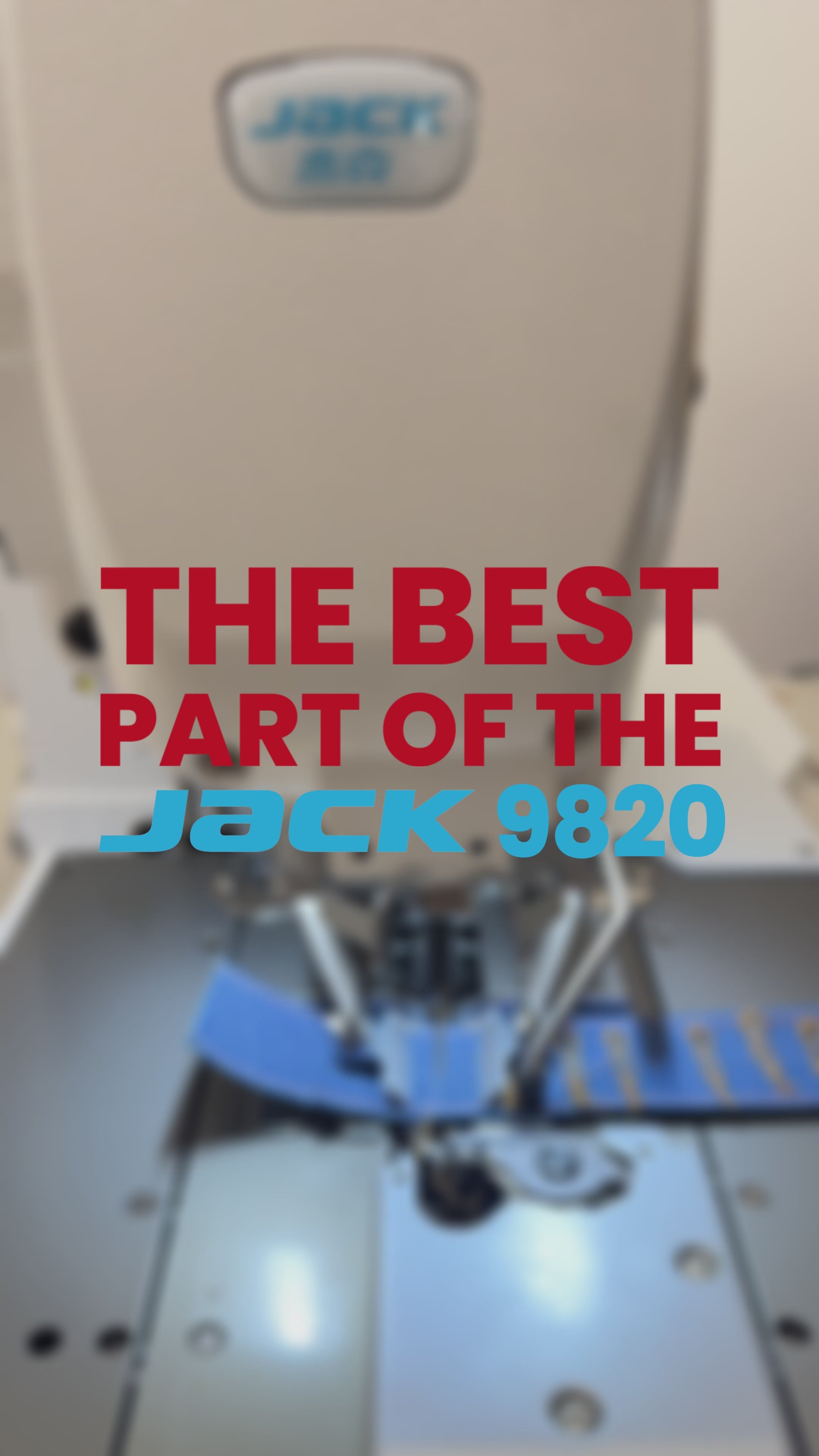 JACK® JK-T9820-02 – Electronic Keyhole Buttonhole Eyelet Sewing