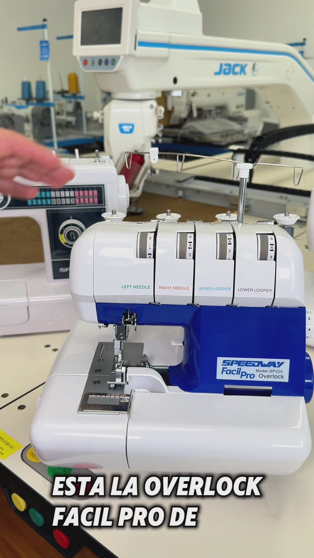 SPEEDWAY 320 Facil Pro Household Overlock Sewing Machine