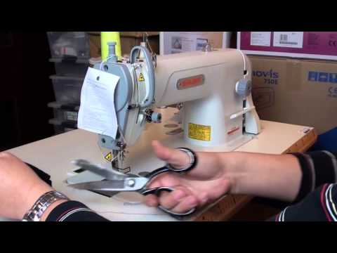 SIRUBA L917-H1 Single Needle Lockstitch Industrial Sewing Machine with Servo Motor, Table and Stand Included