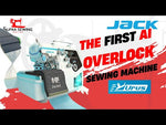 JACK C7-4-M03/333 4 Thread Urus (A.M.H) AI Overlock Machine with Smart Automatic Material Adjustment Assembled with Table and Stand Included