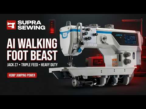 JACK® Z7-181000 – Single Needle AI Walking Foot Machine – Complete Setup, Table & Stand Included