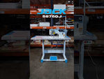 JACK JK-58750J-A-105 — Máquina lockstitch industrial de dos agujas, mesa y base incluidas