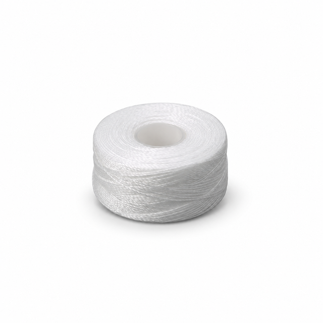 Speedway Style L pre-wound bobbin, filament polyester 75D/2, white