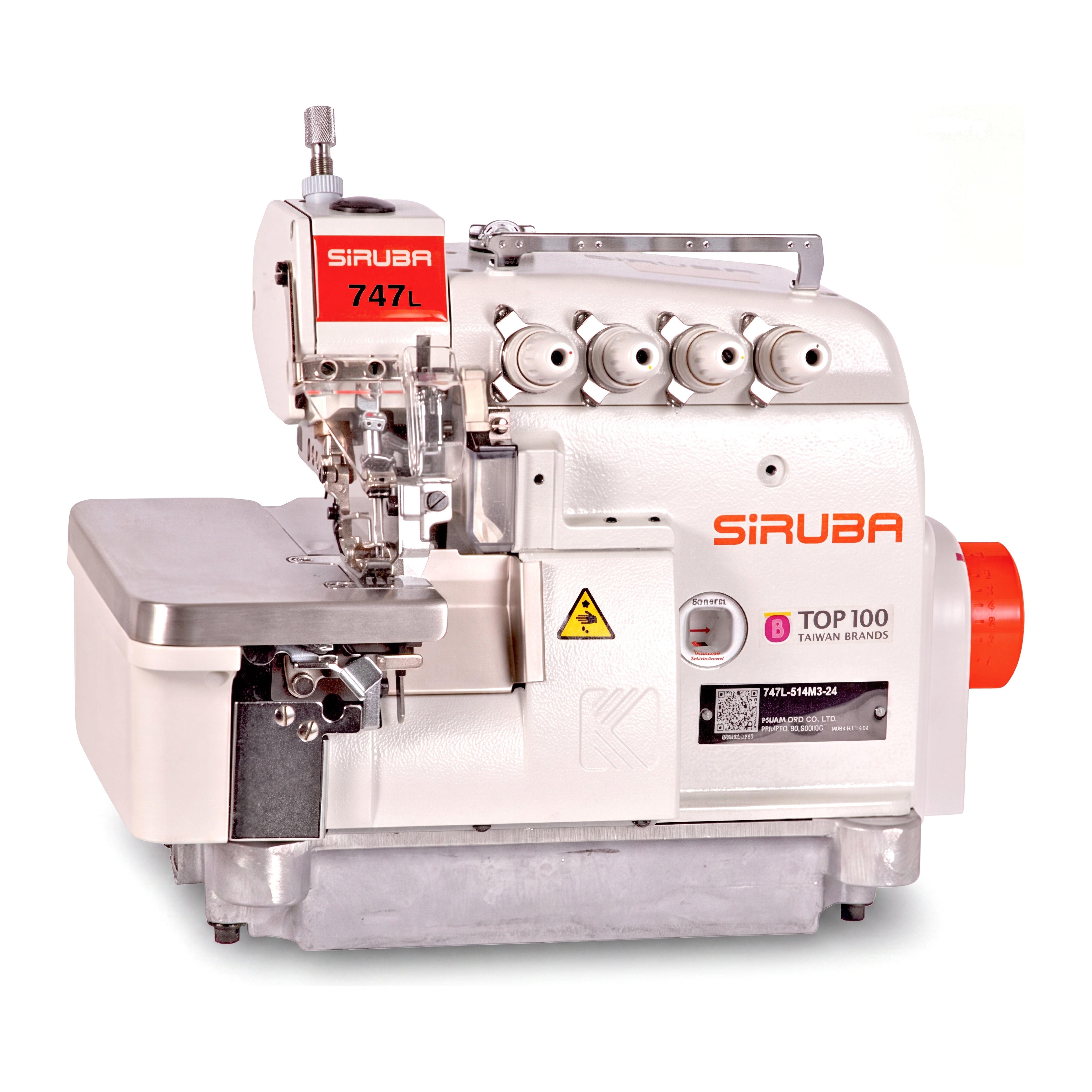 SIRUBA 747L-514M-3-24/LFC-3 4 Thread Overlock with Elastic