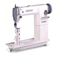 SIRUBA P717-01 Single Needle Post-bed Lockstitch Industrial Sewing Machine with Servo Motor, Table and Stand Included