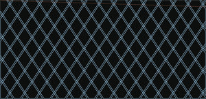 Double Diamond quilting pattern as an SLW stitch file for a CNC pattern sewing machine, 25 x 12 in