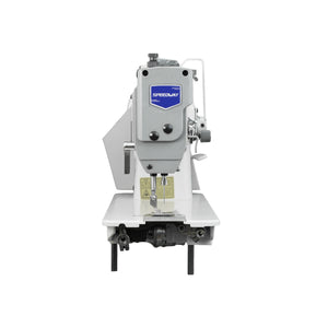 SPEEDWAY SW 1530 Single Needle Mechanical Heavy-Duty Zig-Zag Industrial Sewing Machine with 550W Servo Motor - Complete Setup, Table, Stand Included