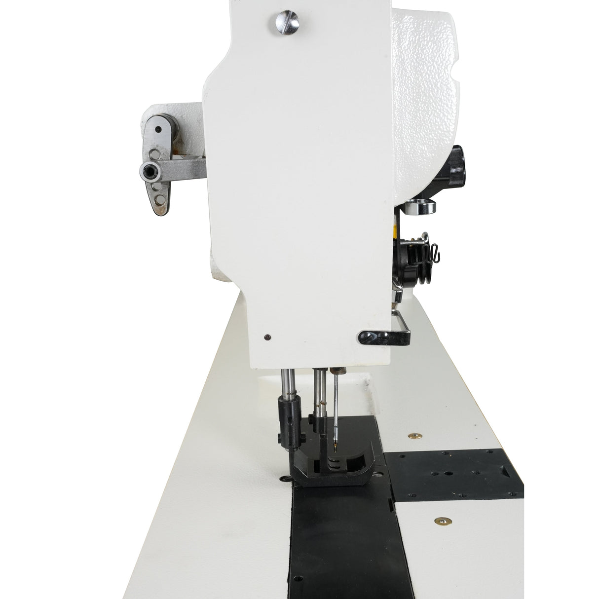 SPEEDWAY SW-28BL-20 2-Needle 20" Long Arm Extra Heavy Duty Walking Foot Compound Feed Industrial Sewing Machine with Japanese Hook & 900W Servo Motor for Sails, Tarps, Leather & Upholstery - Complete Setup, Table & Stand Included