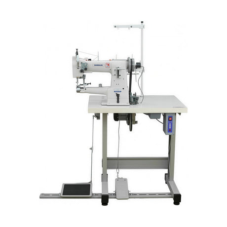 SPEEDWAY® SW-335L – Cylinder-Bed Heavy Duty Walking Foot Machine – Complete Setup, Table & Stand Included
