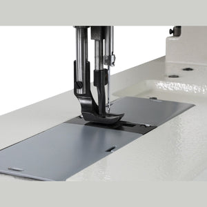 SPEEDWAY® SW-4400N Single Needle Heavy Duty Unison Feed Walking Foot Sewing Machine Assembled with Servo Motor, Table and Stand Included