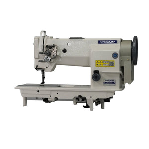 SPEEDWAY® SW-4400N Single Needle Heavy Duty Unison Feed Walking Foot Sewing Machine Assembled with Servo Motor, Table and Stand Included