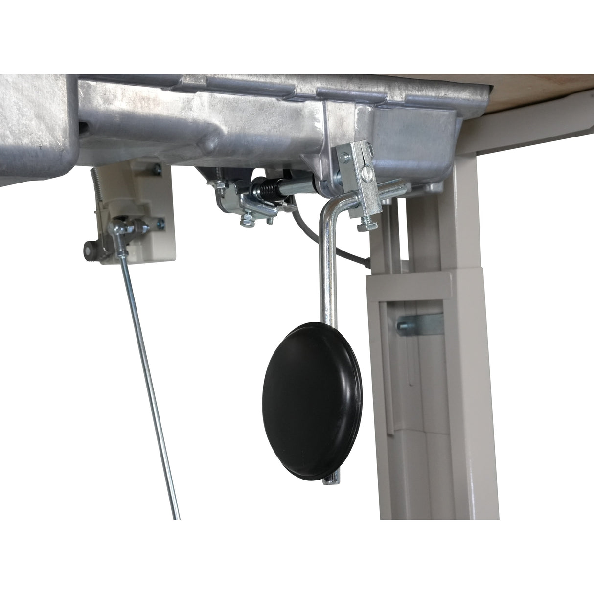 SPEEDWAY SW 8700 D — Máquina lockstitch industrial de una aguja con transmisión directa, ensamblada lista para usar con servomotor, mesa, base y ruedas