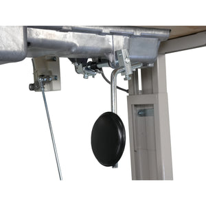 SPEEDWAY SW 8700 D — Máquina lockstitch industrial de una aguja con transmisión directa, ensamblada lista para usar con servomotor, mesa, base y ruedas