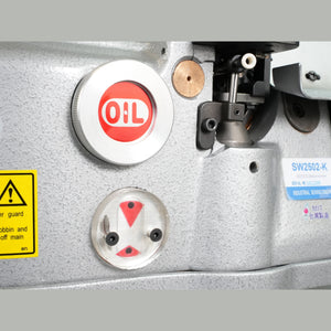 SPEEDWAY SW2502K Single Needle 2-Thread Carpet Overedging Industrial Sewing Machine with 12mm Overedge Width for Car, Boat & Area Carpets - Complete Setup, Table & Stand Included