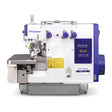 SPEEDWAY SW6-3D 1-Needle 3-Thread Direct Drive Overlock Industrial Sewing Machine with 6,500 SPM Max Speed for Edge Finishing - Complete Setup, Fully Submerged Table Included