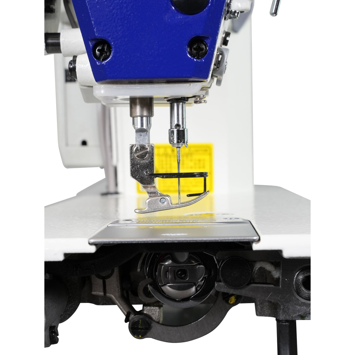 SPEEDWAY SW 8000 A Single Needle Direct Drive Fully Automatic Stepper Motor Drop Feed Lockstitch Industrial Sewing Assembled with Table and Stand with Wheels