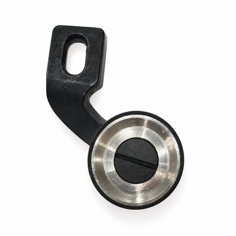 Rubber post-bed presser foot for SPEEDWAY SW-810 with roller